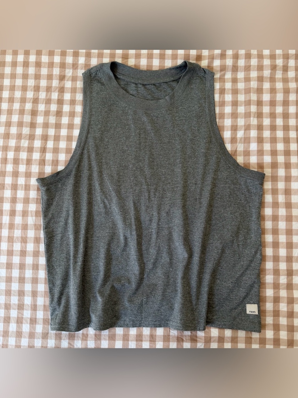 Vuori Energy Tank Top Heather Grey